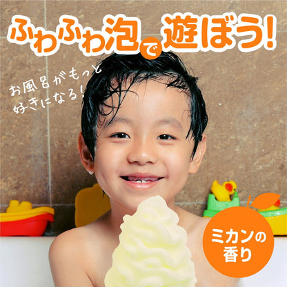 Earth Chemical Playful Bath Foam Awappy Mikan Scent 160ml