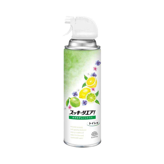 Earth Chemical Sukkiri Air! Toilet Spray Fresh Citrus 350ml