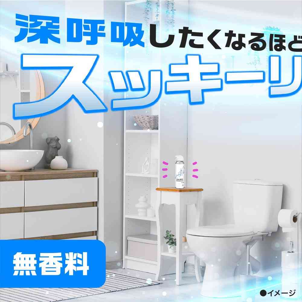 Earth Chemical Sukkiri Air! Toilet Spray Unscented 350ml