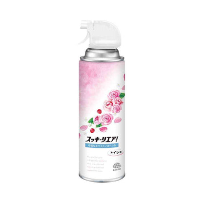 Earth Chemical Sukkiri Air! Toilet Spray Elegant White Floral 350ml