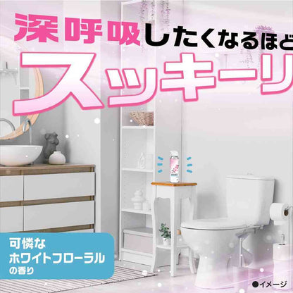 Earth Chemical Sukkiri Air! Toilet Spray Elegant White Floral 350ml