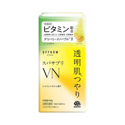 Earth Chemical OFFROM Spa Supplement VN Shine Lemon Scent 400g