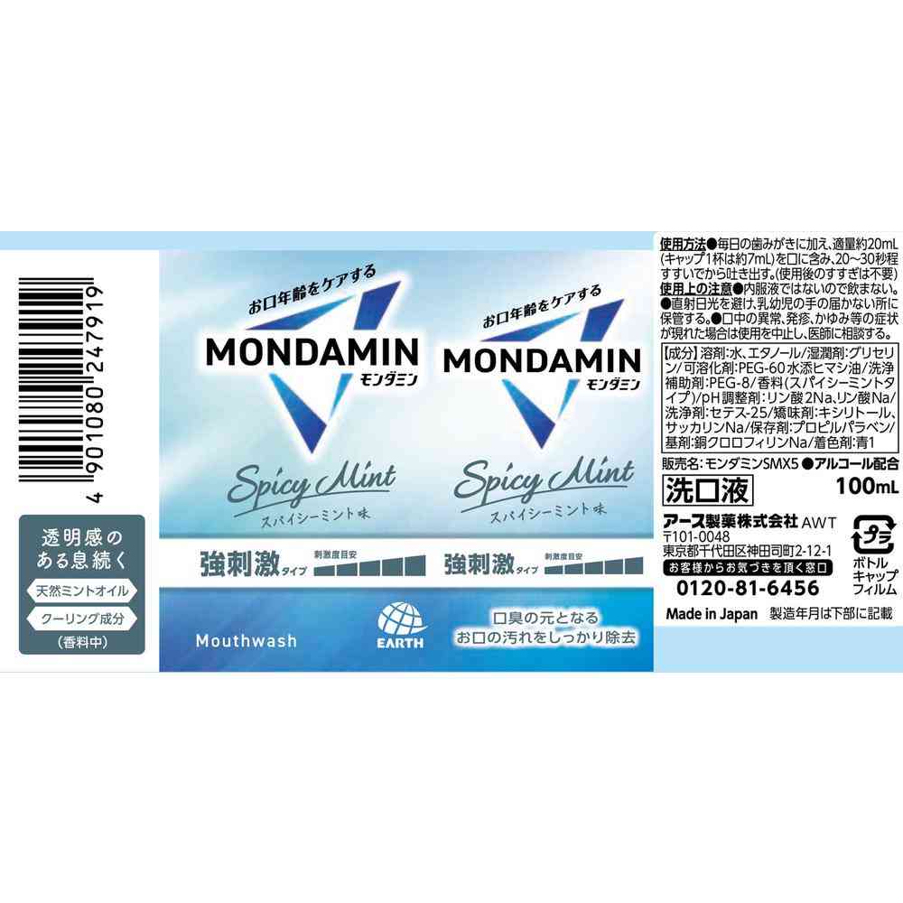 Earth Chemical Mondamin Spicy Mint 100ml
