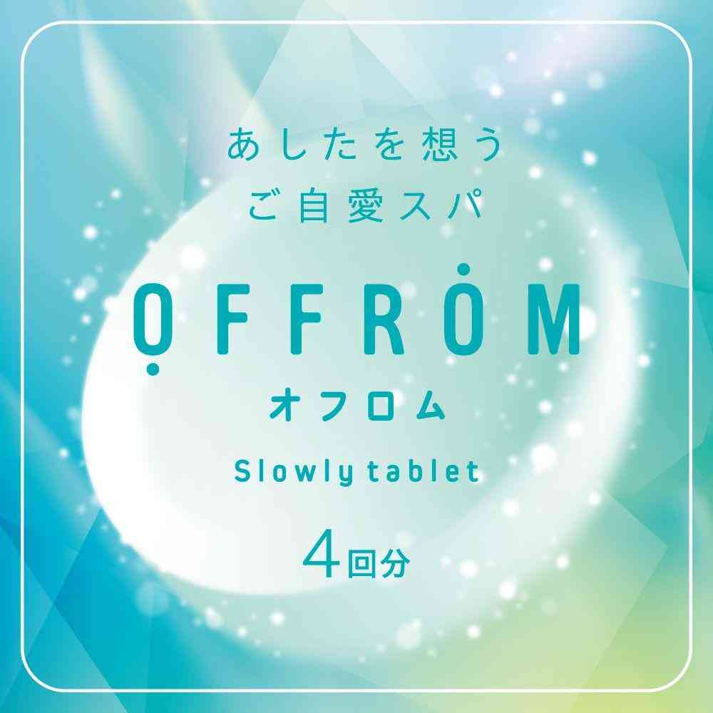 Earth Chemical OFFROM Slowly Tablet Muscat Mint Scent 100g x 4 Tablets