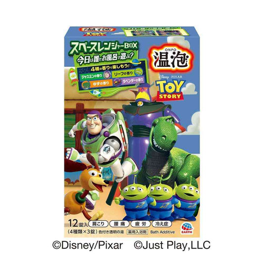 Earth Chemical Onsen Bubble Toy Story Space Ranger BOX 12 Tablets