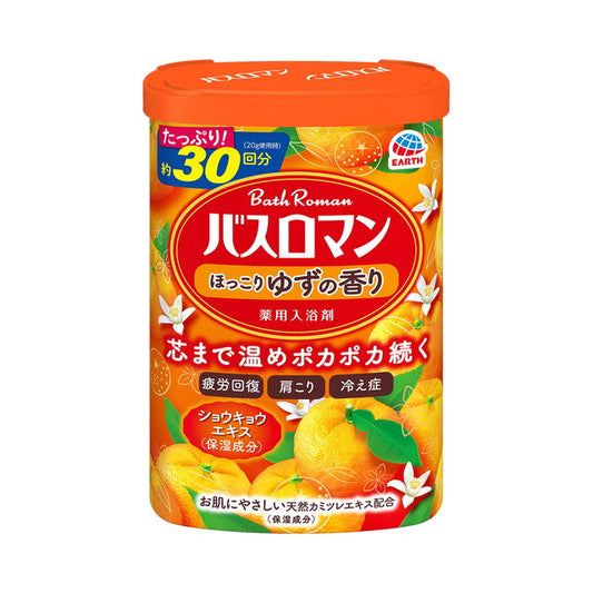 Earth Chemical Bath Roman Warm Yuzu Scent 600g