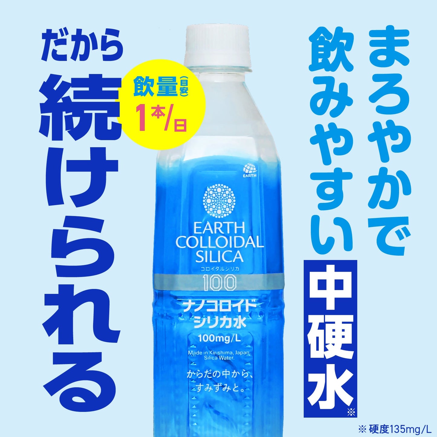 Earth Nano Colloid Silica Water 500ml