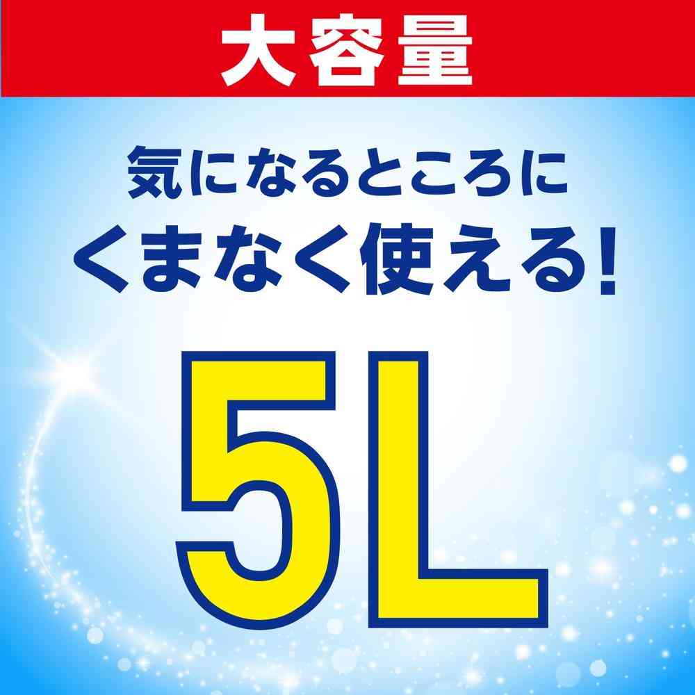 Earth Chemical Raku Hapi Alcohol Disinfectant EX Refill Large 5L