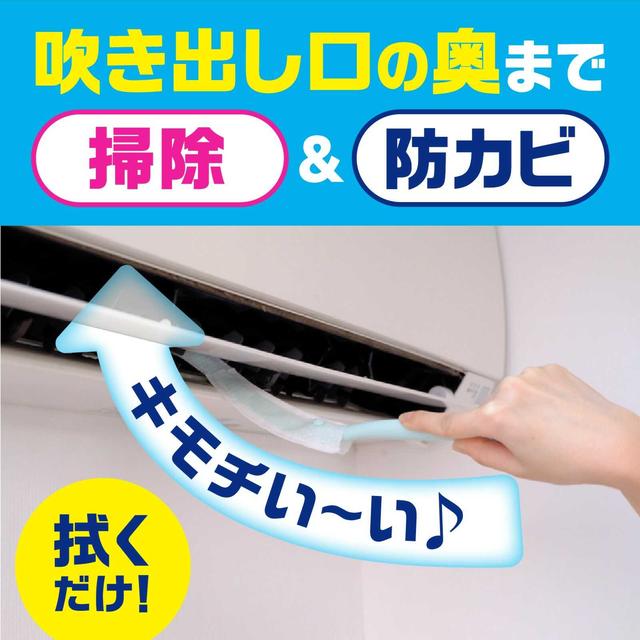 Earth Raku-Hapi Air Conditioner Anti-Mold Gap Wiper Set