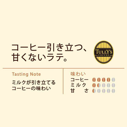 Ito En Tully's Unsweetened Latte in a Bottle 370ml