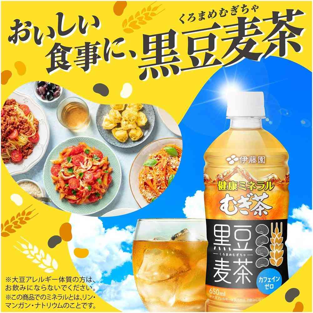 Ito En Healthy Mineral Barley Tea Black Bean 650ml