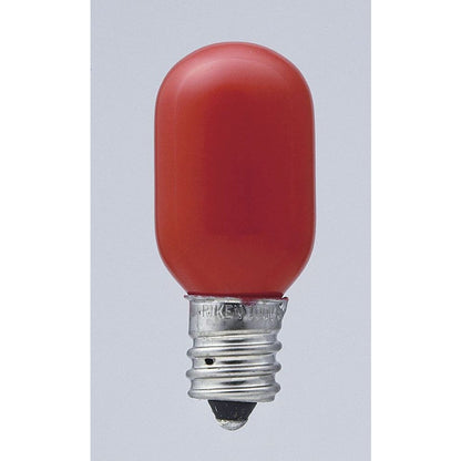 ELPA Color Night Light Bulb 5W Red E12 G-10H(R) (2-pack)