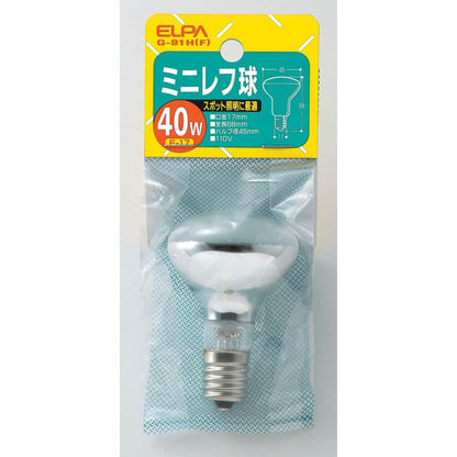 ELPA Mini Reflector Bulb 40W E17 G-91H