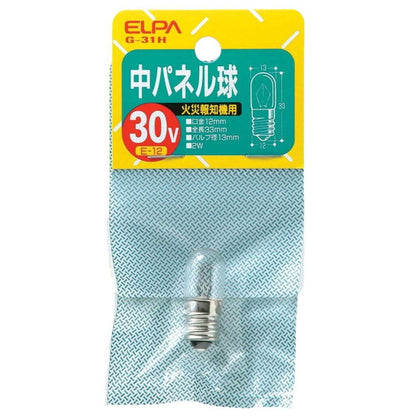 ELPA Medium Panel Bulb Incandescent E12 2W G-31H