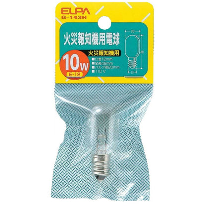 ELPA Fire Alarm Bulb Incandescent E12 110V G-143H