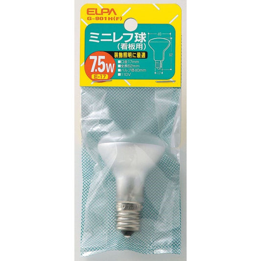 ELPA Mini Reflector Bulb Incandescent E17 7.5W G-901H (F)