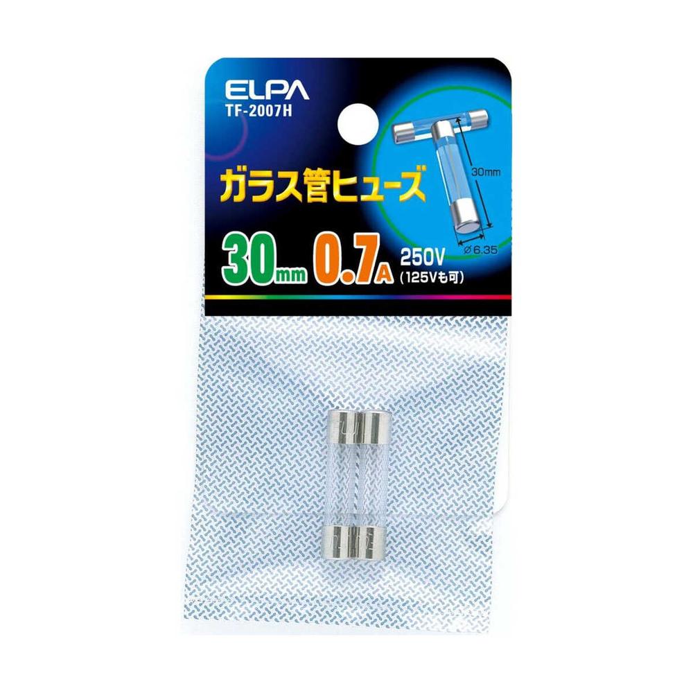 Elpa Glass Tube Fuse 30mm TF-2007H