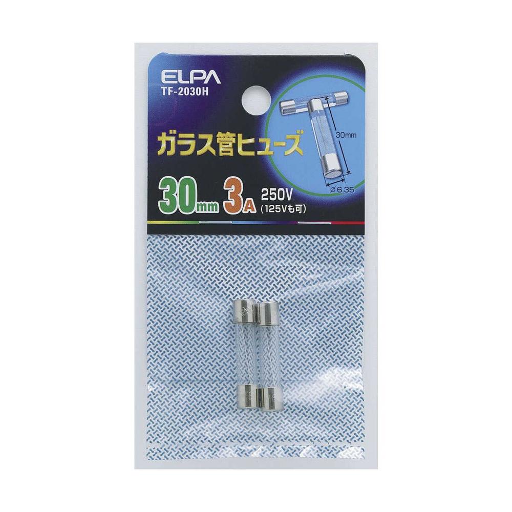 Elpa Glass Tube Fuse 30mm TF-2030H