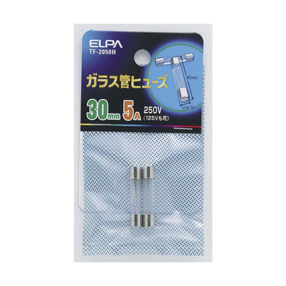 Elpa Glass Tube Fuse 30mm TF-2050H