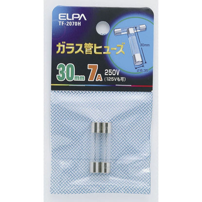 Elpa Glass Tube Fuse 30mm TF-2070H