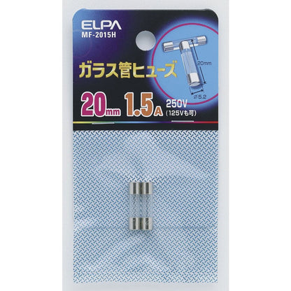 Elpa Glass Tube Fuse 20mm MF-2015H