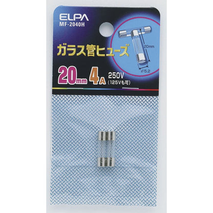 Elpa Glass Tube Fuse 20mm MF-2040H