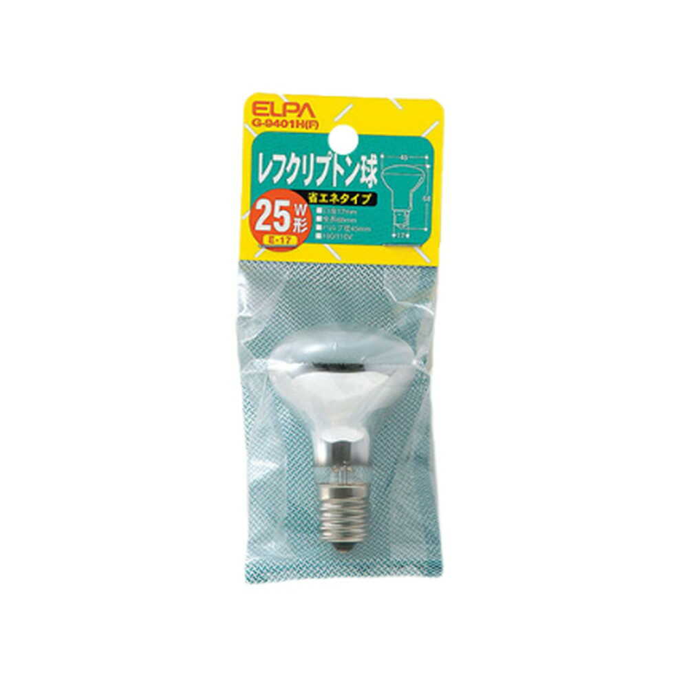 ELPA Reflector Krypton Bulb Incandescent E17 25W G-9401H (F)