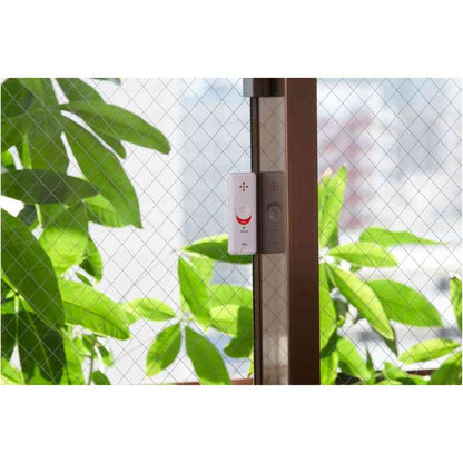 ELPA Slim Alarm Shock Detection Pearl White ASA-S11-2P (2 pcs)