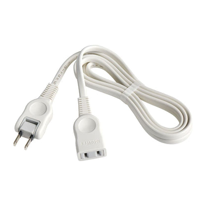ELPA Extension Cord 1 Outlet 2M Swing Plug W-1512NB(W)