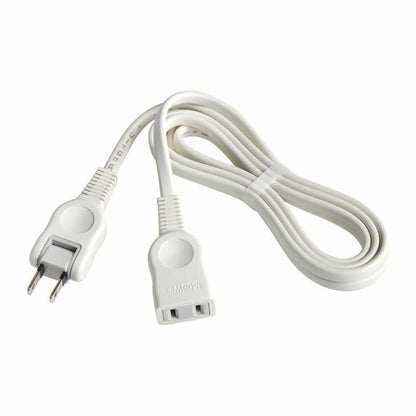 ELPA Extension Cord 1 Outlet 2M Swing Plug W-1512NB(W)
