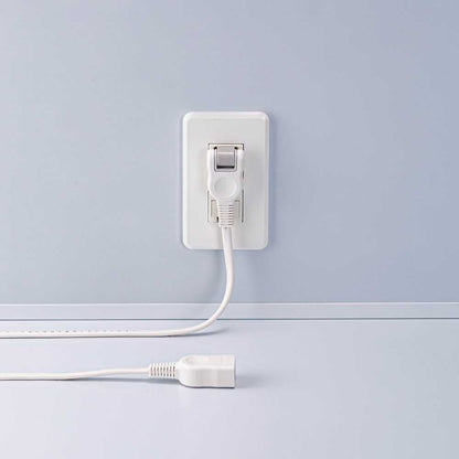 ELPA Extension Cord 1 Outlet 2M Swing Plug W-1512NB(W)