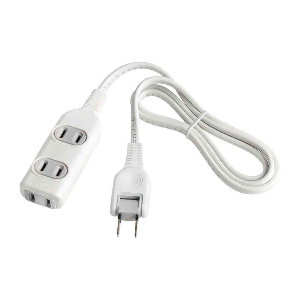ELPA EDLP Power Strip with Cable 1m LPT-301N White