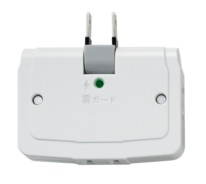 Asahi Denki ELPA Surge Protector Corner Tap 3 Outlets Energy Saving A-360SB(W)