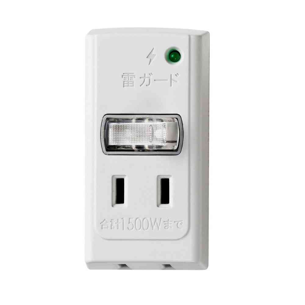 ELPA Surge Protection Power Adapter 2 Outlets A-S200B (W)