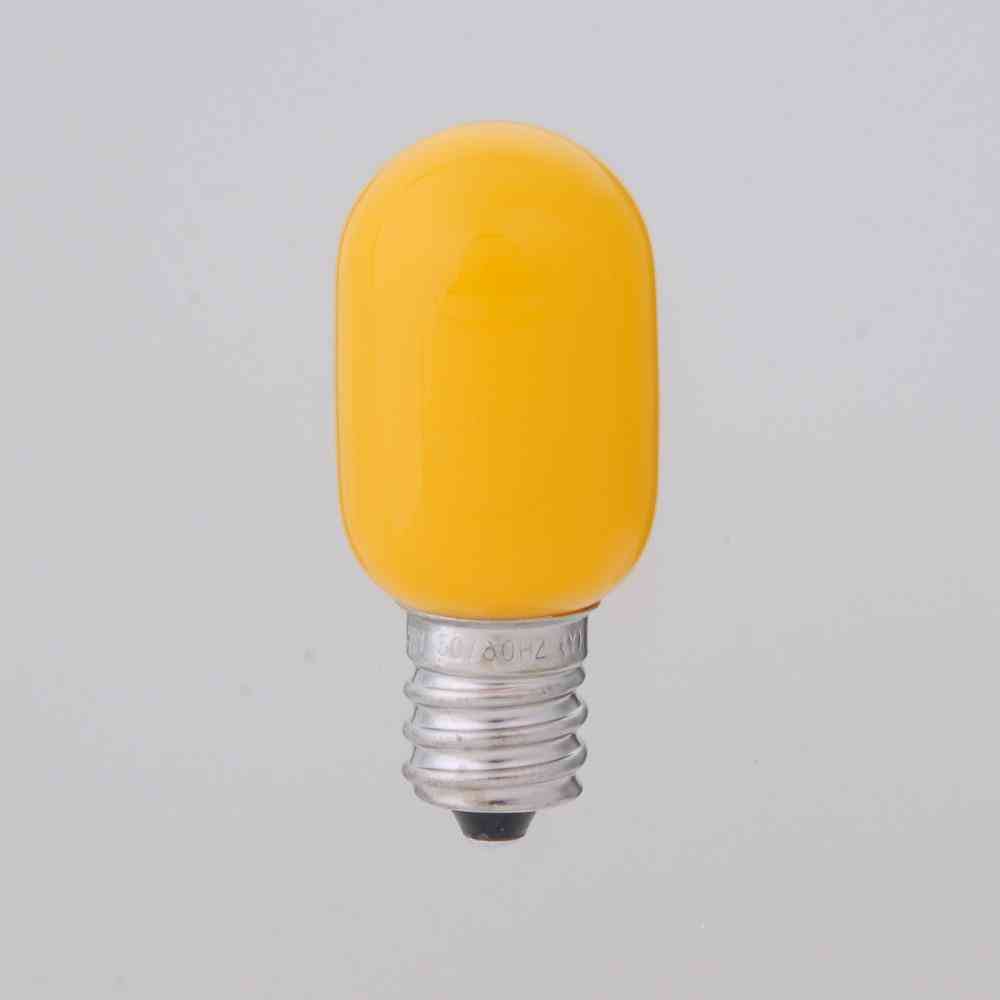 Asahi Electric ELPA LED Natsume Shape Yellow E12 LDT1Y-G-E12-G103
