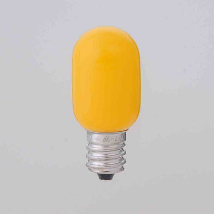Asahi Electric ELPA LED Natsume Shape Yellow E12 LDT1Y-G-E12-G103