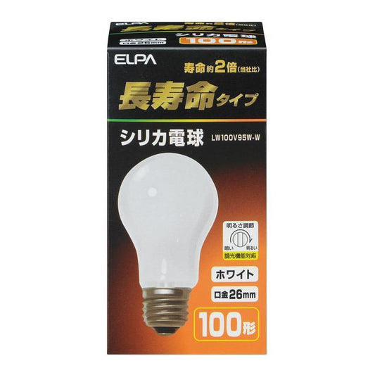ELPA Long-Life Silica Bulb 100W E26