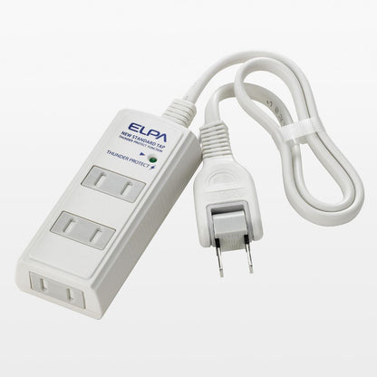 Asahi Electric ELPA Surge-Proof Power Strip 3P 1m WBT-3010SBN(W)
