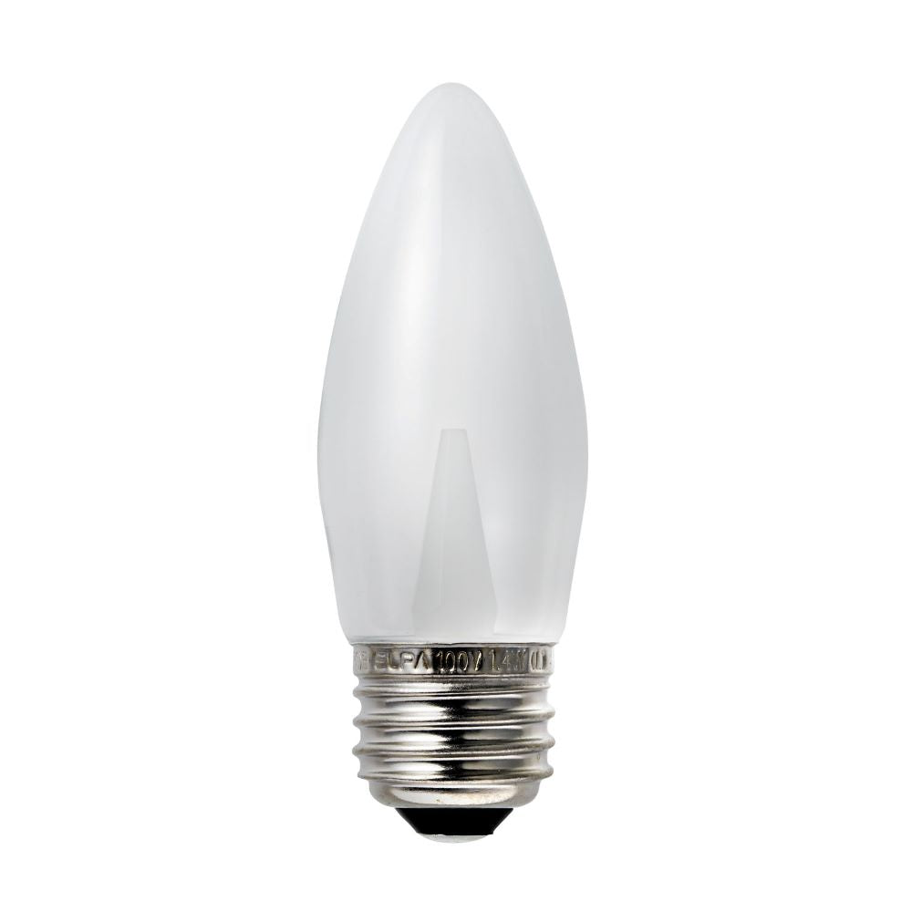 Elpa ELPA LED Decorative Bulb Chandelier Shape LED Energy Saving E26 1.4W LDC1CL-G-G337