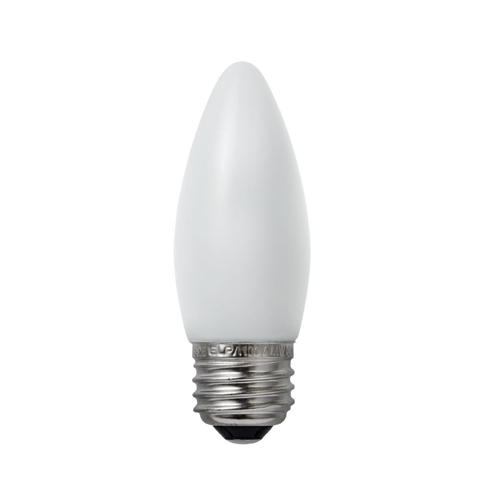 ELPA LED Decorative Bulb Chandelier Shape Long Life Energy Saving E26 LDC1L-G-G332