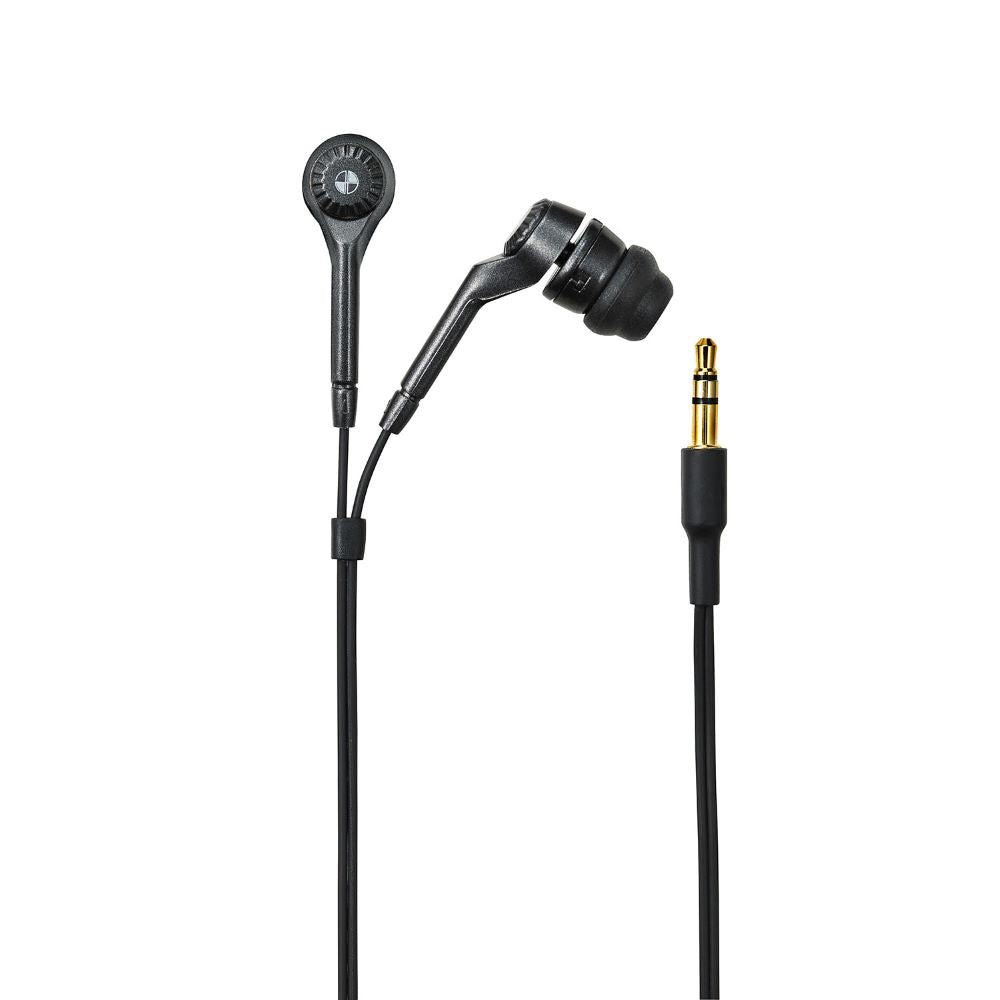 ELPA Canal Type Stereo Headphones for Both Ears 1.2m φ3.5mm RD-CI01(BK)