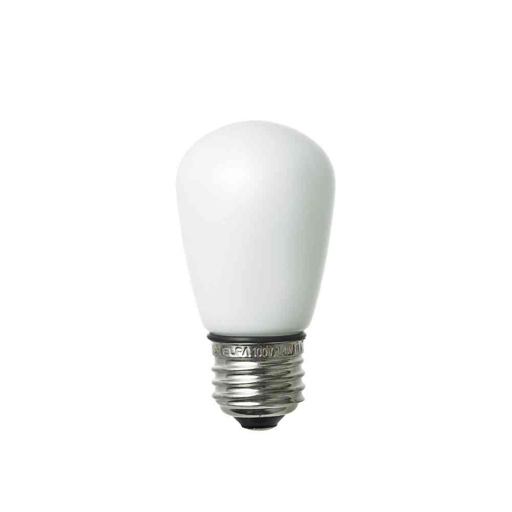 ELPA LED Bulb Sign Ball Type Waterproof Design Outdoor E26 LDS1L-G-GWP901