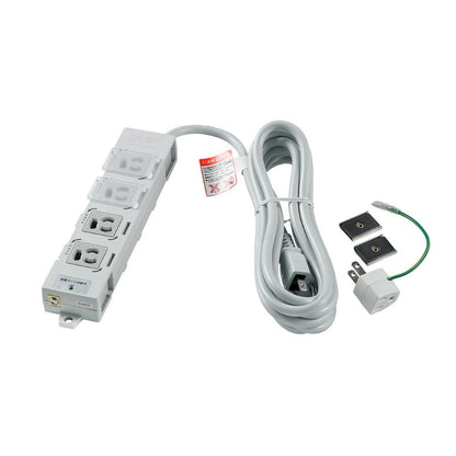 ELPA Covered Office Tap Surge Protection 4 Outlets 3m OAT-JPC43SB