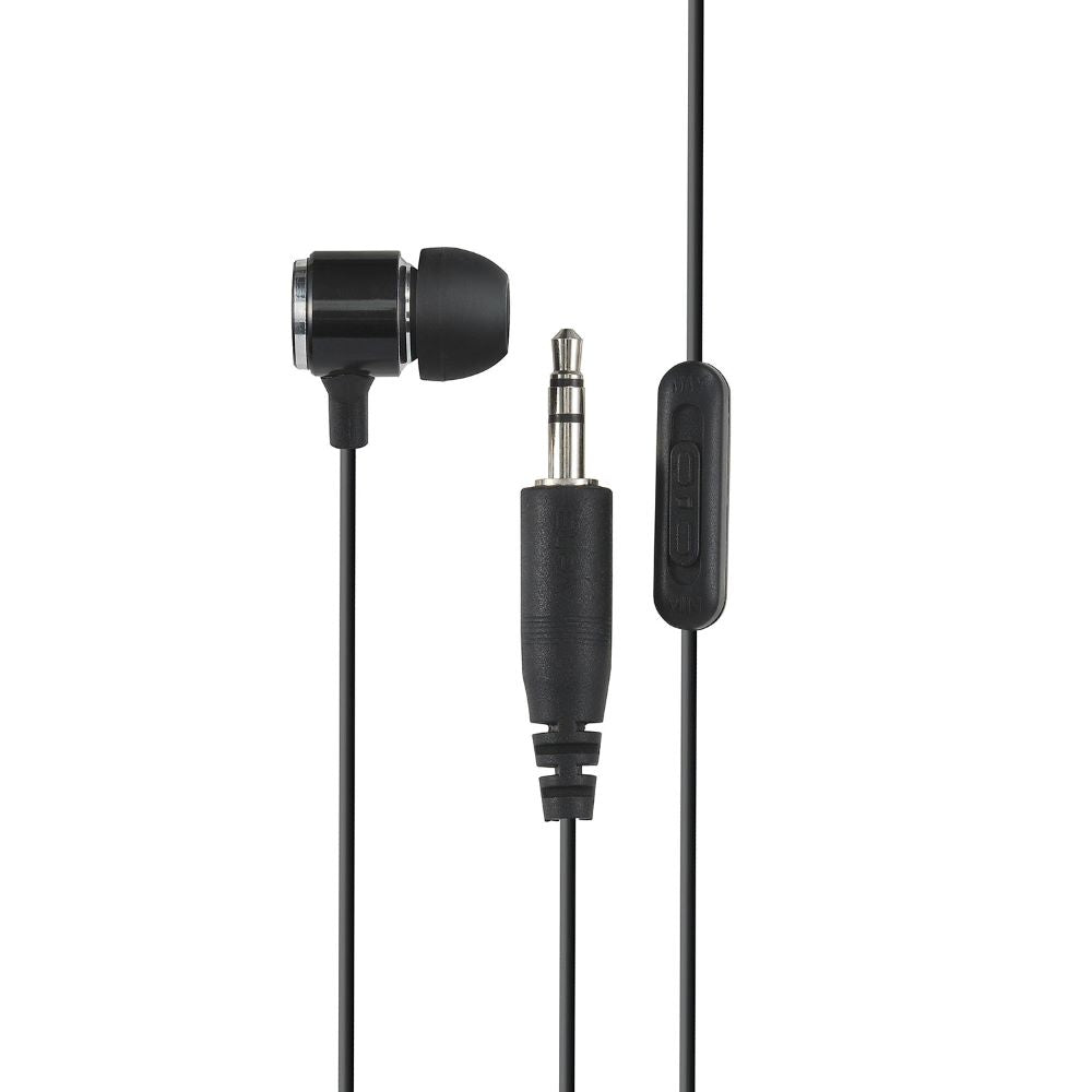 ELPA Digital TV Earphone High Sound Quality Single Ear Type with Volume Control 3m φ3.5mm RE-CLK03 (BK)