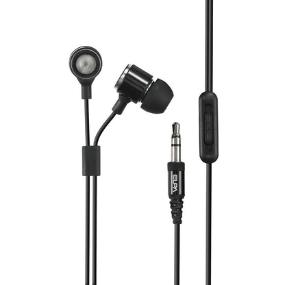 ELPA TV Stereo Headphones Dual Ear Canal Type 3m φ3.5mm RD-MV03 (BK)