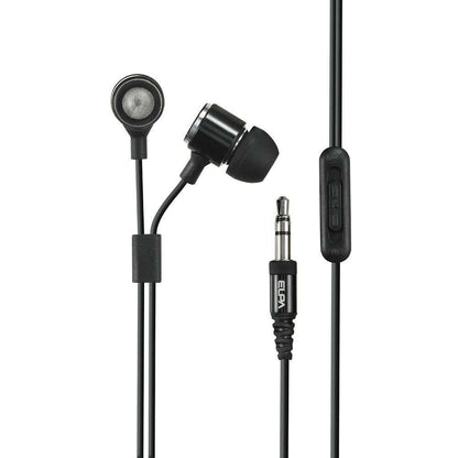 ELPA TV Stereo Headphones Dual Ear Canal Type 3m φ3.5mm RD-MV03 (BK)
