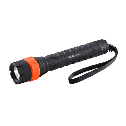 ELPA LED Rubber Light Flashlight Waterproof 90 Lumens DOP-LR310