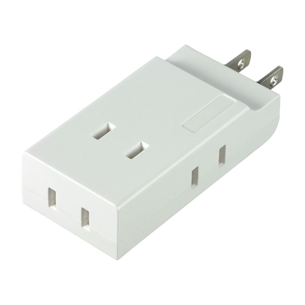 ELPA Compact Tap 4 Outlet A-CT004B(W)