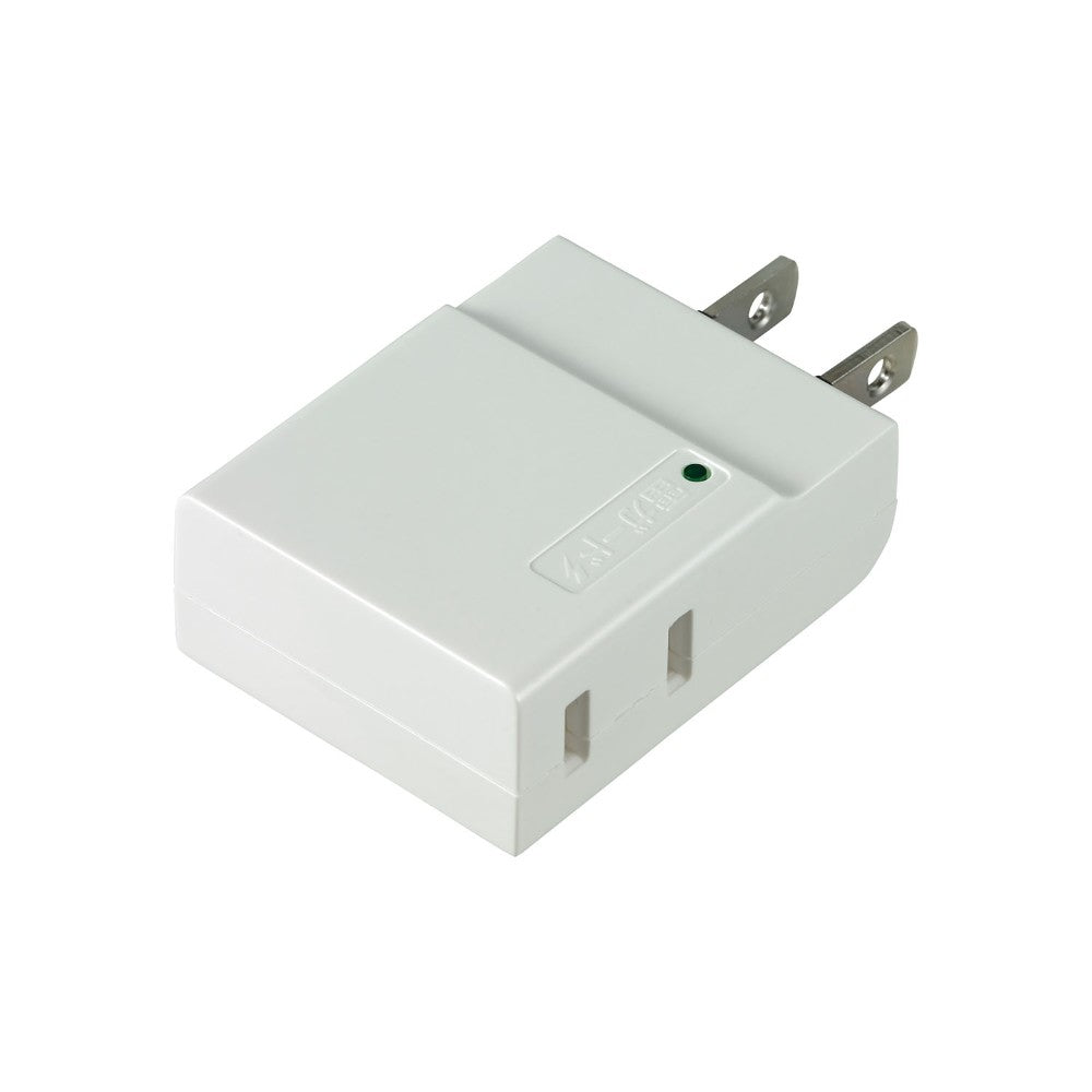 ELPA Compact Tap Surge Protection 2 Outlet A-CT002SB(W)