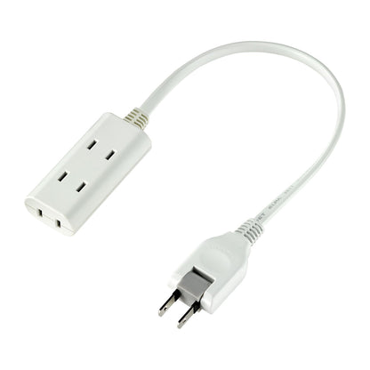ELPA Compact Code Tap 3 Ports 30cm WB-CT303B(W)